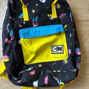 Cartoon Network Backpack Black/Yellow Powerpuff Girls